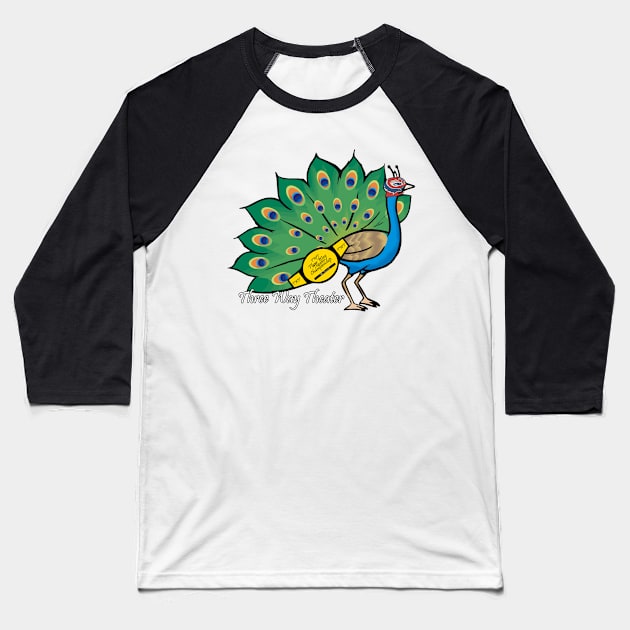 Three Way Theater Mr. Peacock Shirt Baseball T-Shirt by NCW